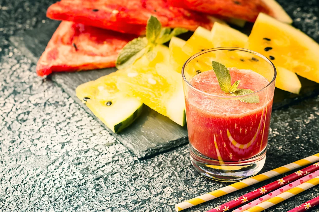 Fresh watermelon juice